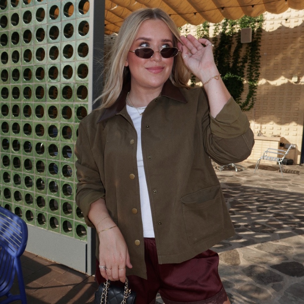 Lulu's Khaki Utility Jacket